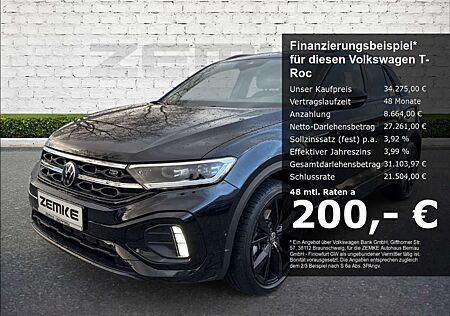 VW T-Roc Volkswagen 2.0 TDI DSG R-Line 3,9% Sportpaket AHK-abnehmbar N