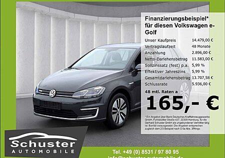 VW e-Golf Volkswagen *136PS LED Navi SHZ PDCv+h Fernlichtass