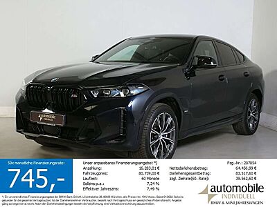 BMW X6 M 60i xDr NP 147270.-! AHK Panorama Standh B&W
