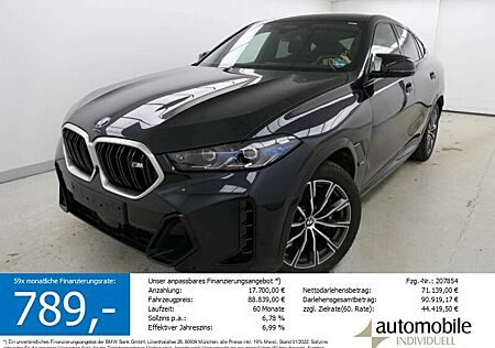 BMW X6 M 60i xDr NP 147270.-! AHK Panorama Standh B&W