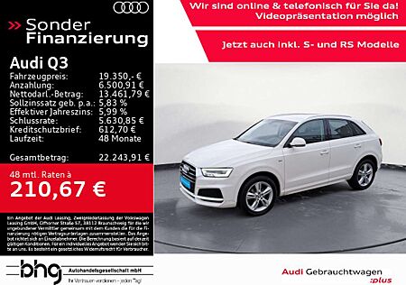 Audi Q3 2.0 TFSI quattro S tronic S-LINE #AHK #NAVI #