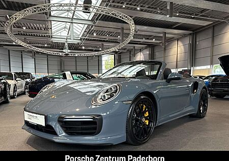 Porsche 991 911 Turbo S Cabriolet Burmester Graphitblau
