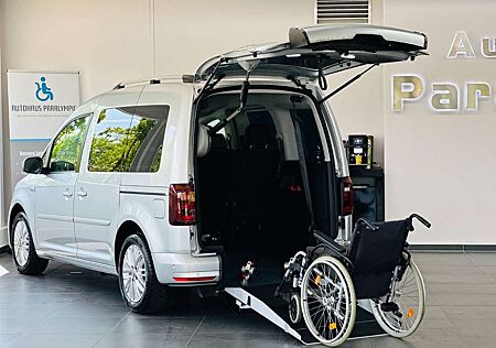 VW Caddy Volkswagen Highline TDI DSG Behindertengerecht-Rampe