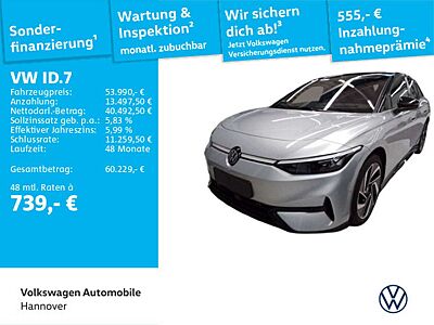 Volkswagen ID.7 Pro S Navi AHK Kamera HuD WP ACC LED SHZ PD