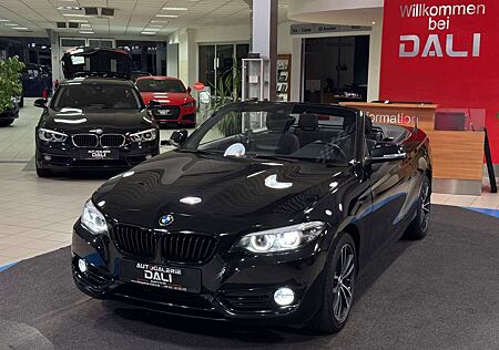 BMW 218 i Cabrio Sport Line NAVIGATION-SHZ-PDC-LED