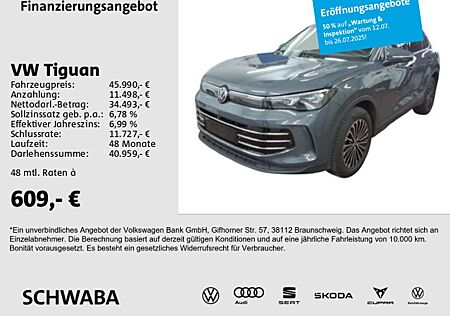 VW Tiguan Volkswagen Elegance 2.0 TDI 4M StdHz*PANO*AHK*8-fach