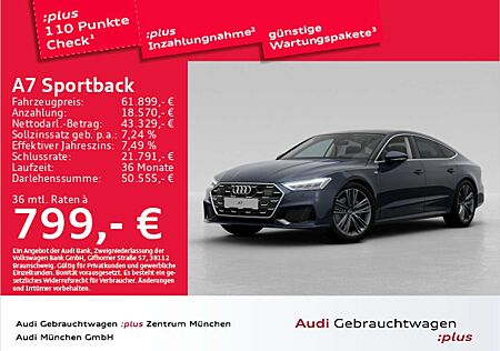 Audi A7 45 TFSI qu. S tronic S line Pano/HU