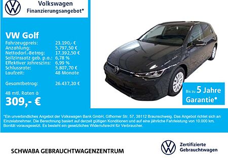 VW Golf Volkswagen VIII 1.5TSI LED*VIRTUAL*GRA*LANE*PDC*8-fach
