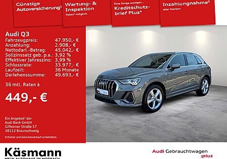 Audi Q3 S line 40TFSI qu MATRIX AHK PANO 360° SONOS