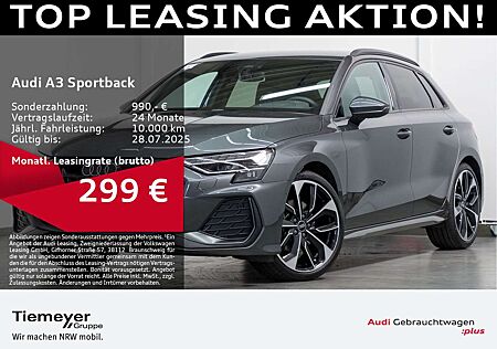 Audi A3 35 TFSI 2x S LINE LM19 SONOS HuD KA