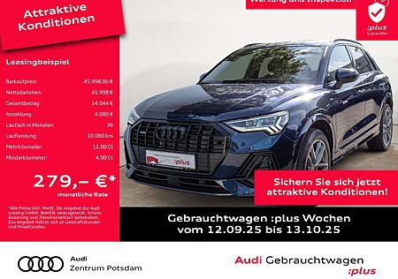 Audi Q3 40TFSI quattro S line MATRIX NAVI AHK VIRT