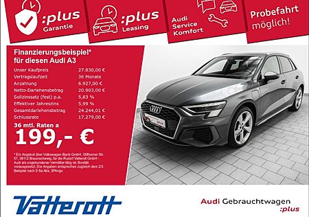 Audi A3 Sportback 40 TFSI e S line Navi AHK Matrix-LED