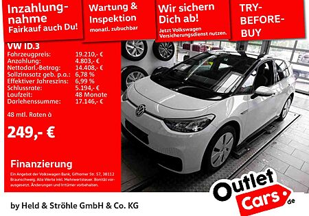 VW ID.3 Volkswagen Pure Performance LED NAVPRO PDC APP DAB+