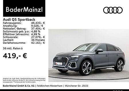 Audi Q5 45 TFSI quattro S line AHK Pano HUD