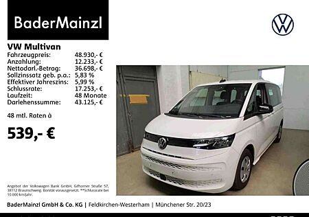 VW T7 Multivan Volkswagen 2.0 TDI DSG 7-Sitz ACC Navi LED