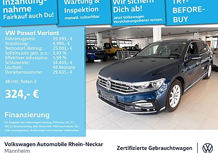 VW Passat Variant Volkswagen 2.0 TDI R-Line DSG Navi AHK Kamer