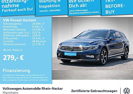 VW Passat Variant Volkswagen 2.0 TDI R-Line DSG Navi AHK Kamer