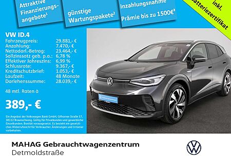 VW ID.4 Volkswagen Max AHK CCS Wärmepumpe Navi Pano HuD DCC Ar