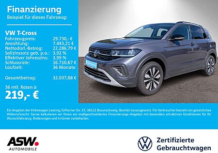 VW T-Cross Volkswagen Goal 1.5TSI DSG LED Navi PDC ACC SHZ AHK