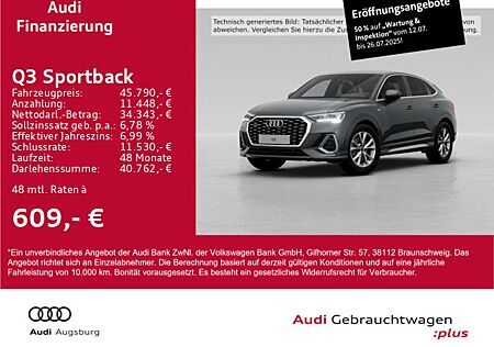 Audi Q3 40TDI qu. 2x S line*StdHz*ACC*8fach