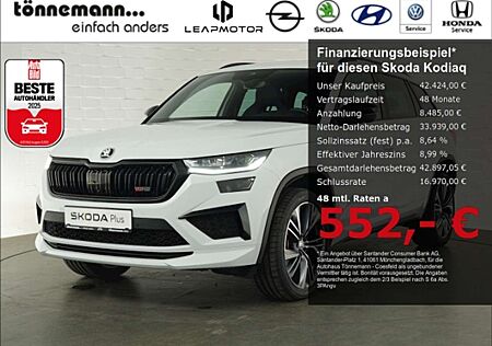 Skoda Kodiaq RS TSI DSG 4x4+AHK+PANORAMADACH+NAVI+SITZHEIZUNG+L