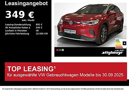 VW ID.4 Volkswagen Pro WÄRMEPUMPE+ACC+IQ-LIGHT+KAMERA+Alu-19`