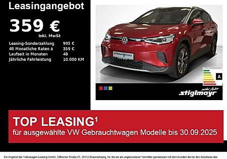 VW ID.4 Volkswagen Pro WÄRMEPUMPE+ACC+IQ-LIGHT+KAMERA+Alu-19`