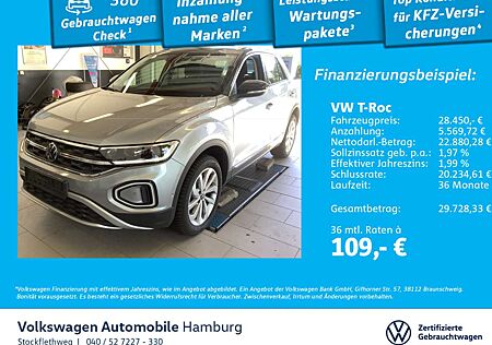 VW T-Roc Volkswagen 1.5 TSI Style DSG AHK Navi CarPlay ACC LED