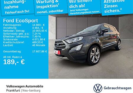 Ford EcoSport gebraucht kaufen Ford EcoSport 1.0 EcoBoost Titanium Start/Stopp Klima