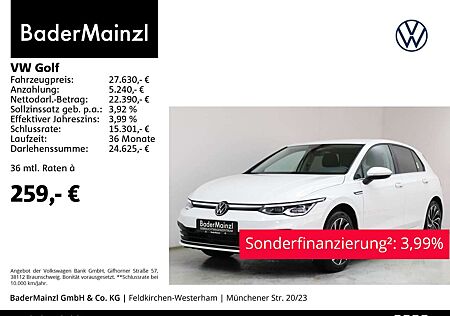 VW Golf Volkswagen 1.5 TSI DSG Style Matrix Navi SHZ Keyless