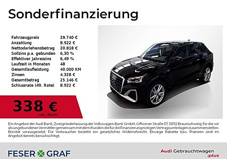 Audi Q2 35 TFSI S tronic S Line Ext Pano,Kamera,Matrix,Nav