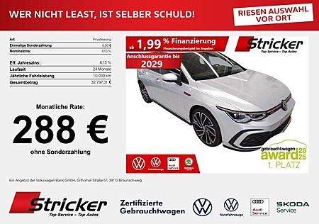 VW Golf Volkswagen GTI 2.0TSI DSG 288,-ohne Anzahlung AHK Head-up IQ