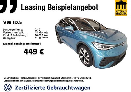 VW ID.5 Volkswagen Pro *IQ-MATRIX*PANO*AR-HuD*WärmeP*AHK*360°*