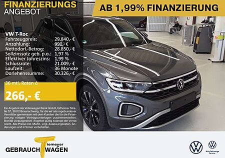 VW T-Roc Volkswagen 2.0 TDI DSG BLACK STYLE LM18 AHK KAMERA