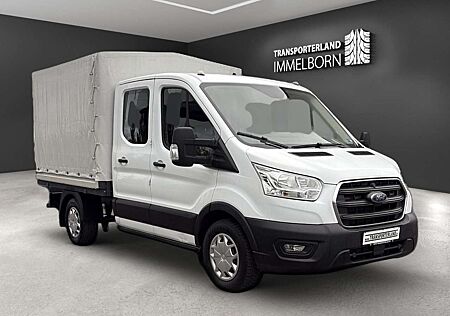Ford Transit Pritsche 350 L3 4x4 Doka 7-Sitze+Klima