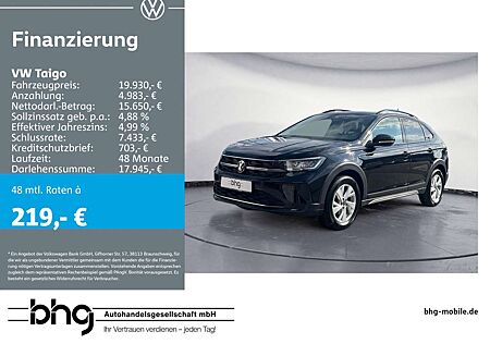 VW Taigo Volkswagen Life 1,0 l TSI OPF