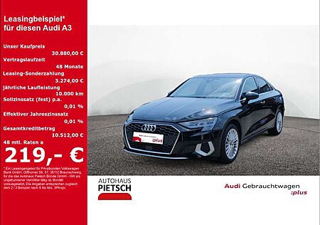 Audi A3 Limo 35 TFSI advanced SmartInterface Sitzhzg