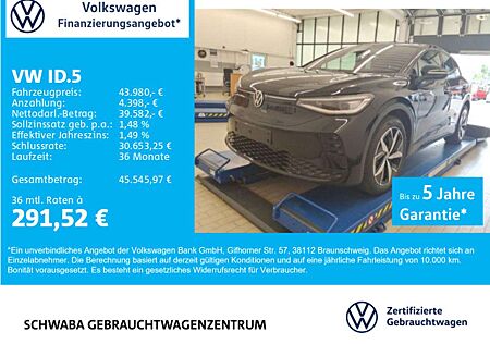 VW ID.5 Volkswagen GTX *ACC*PANO*MATRIX*NAVI*8-fach bereift