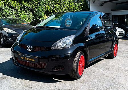 Toyota Aygo Cool"Black&Red"Klima"ZV"Radio"OZ-Alufelgen"