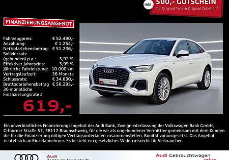 Audi Q5 Sportback 45 TFSI qu S line AHK ACC NAVI 20"