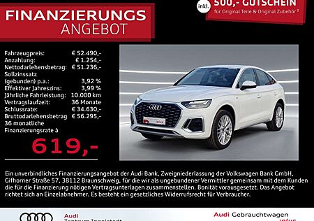 Audi Q5 Sportback 45 TFSI qu S line AHK ACC NAVI 20"