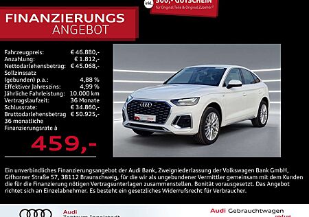 Audi Q5 Sportback 45 TFSI qu S line AHK ACC NAVI 20"