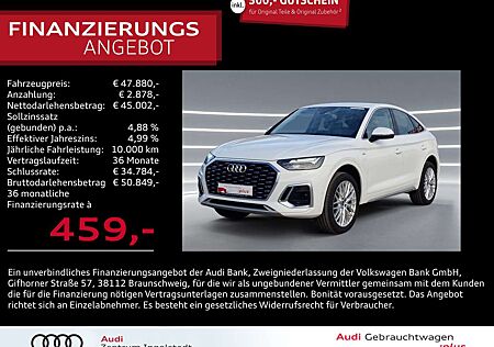 Audi Q5 Sportback 45 TFSI qu S line AHK ACC NAVI 20"
