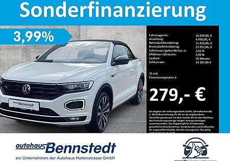 VW T-Roc gebraucht kaufen VW T-Roc Volkswagen Cabrio 1.5 TSI DSG R-Line BEATS LEDER DCC AHK 19"