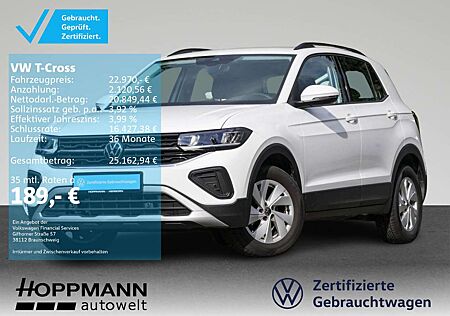VW T-Cross Volkswagen 1.0 TSI AHK KAMERA LED App-Connect