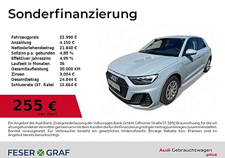 Audi A1 Sportback 30 TFSI S line LED/Sitzhzg./VC/PDC/CarPl