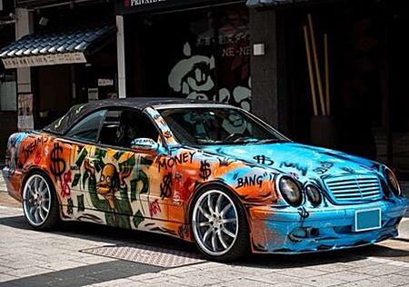 Mercedes-Benz Others ART CAR SANCLER GRAFFIT