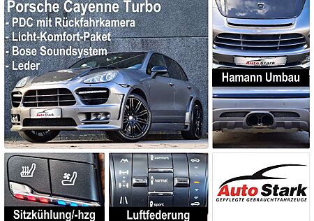 Porsche Cayenne V8 Turbo°Hamann°Luftfederung°Leder°Bose°Kamera°BT°