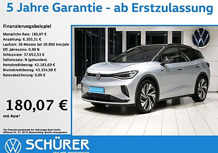 VW ID.4 Volkswagen GTX 4Motion AHK Pano Wärmepumpe Matrix HuD 360°...