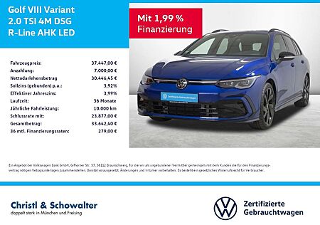 VW Golf Variant Volkswagen Golf VIII Variant 2.0 TSI 4M DSG R-Line AHK LED